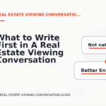 What to Write First in A Real Estate Viewing Conversation