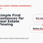 Simple First Sentences for Real Estate Viewing Conversations