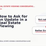 How to Ask for an Update in a Real Estate Viewing Conversation