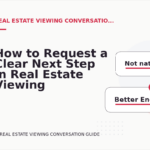 How to Request a Clear Next Step in Real Estate Viewing Conversation English