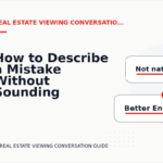How to Describe a Mistake Without Sounding Rude in Real Estate Viewing Conversation English