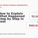 How to Explain What Happened Step by Step in Real Estate Viewing Conversation English