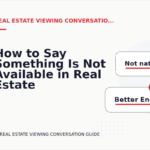 How to Say Something Is Not Available in Real Estate Viewing Conversation English