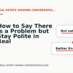 How to Say There Is a Problem but Stay Polite in Real Estate Viewing Conversation English
