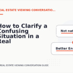 How to Clarify a Confusing Situation in a Real Estate Viewing Conversation