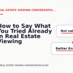 How to Say What You Tried Already in Real Estate Viewing Conversation English