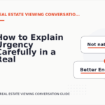 How to Explain Urgency Carefully in a Real Estate Viewing Conversation