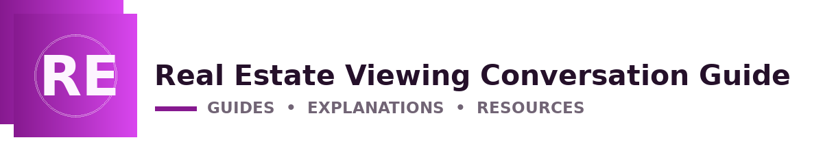 Real Estate Viewing Conversation Guide